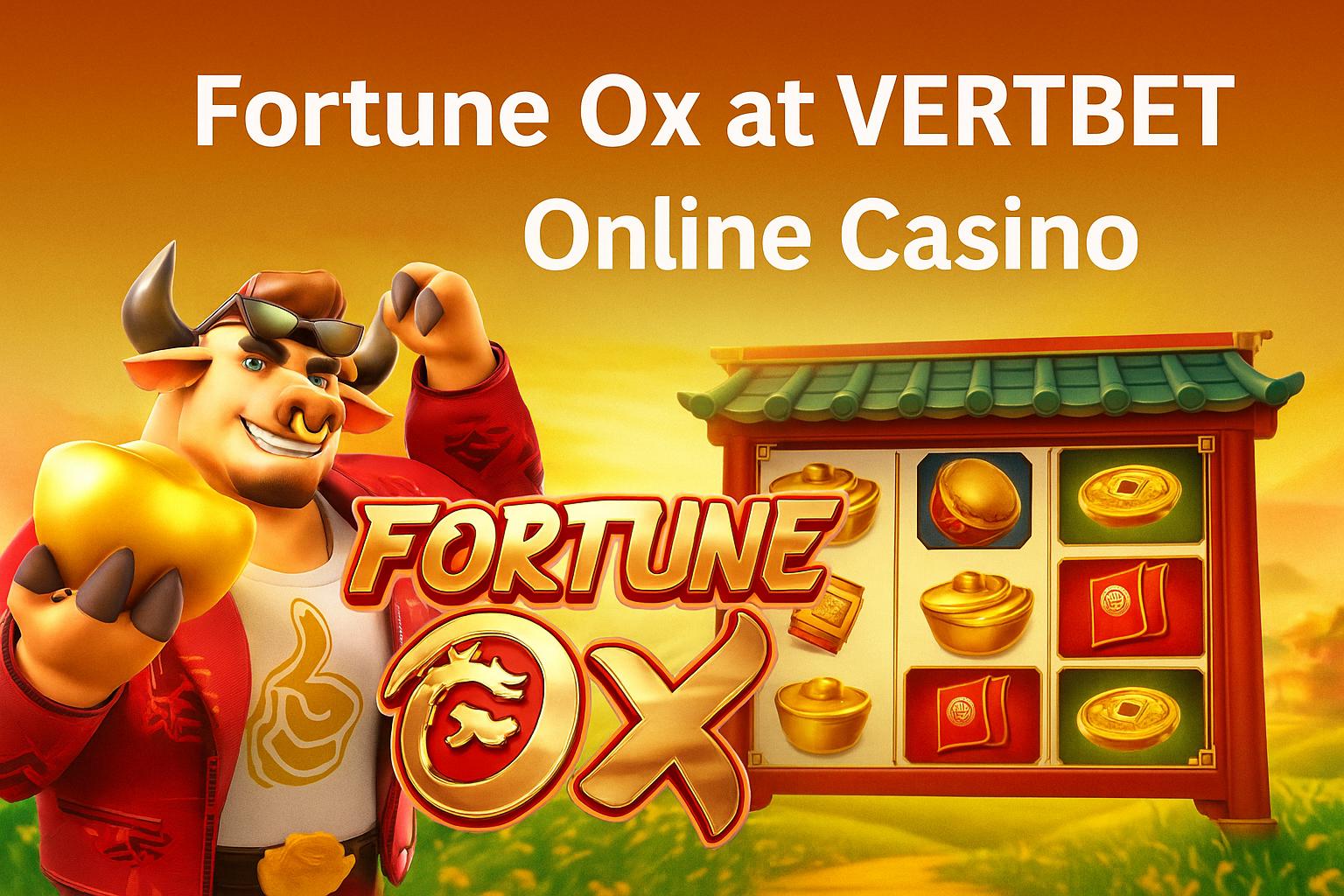 Fortune Ox no VERTBET - Aposte Agora e Reivindique Seus Ganhos