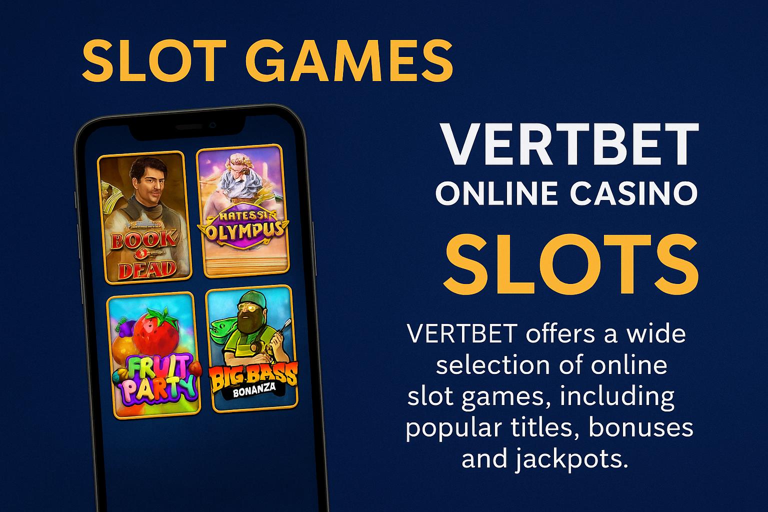 Jogos de Slot no Casino Online VERTBET  