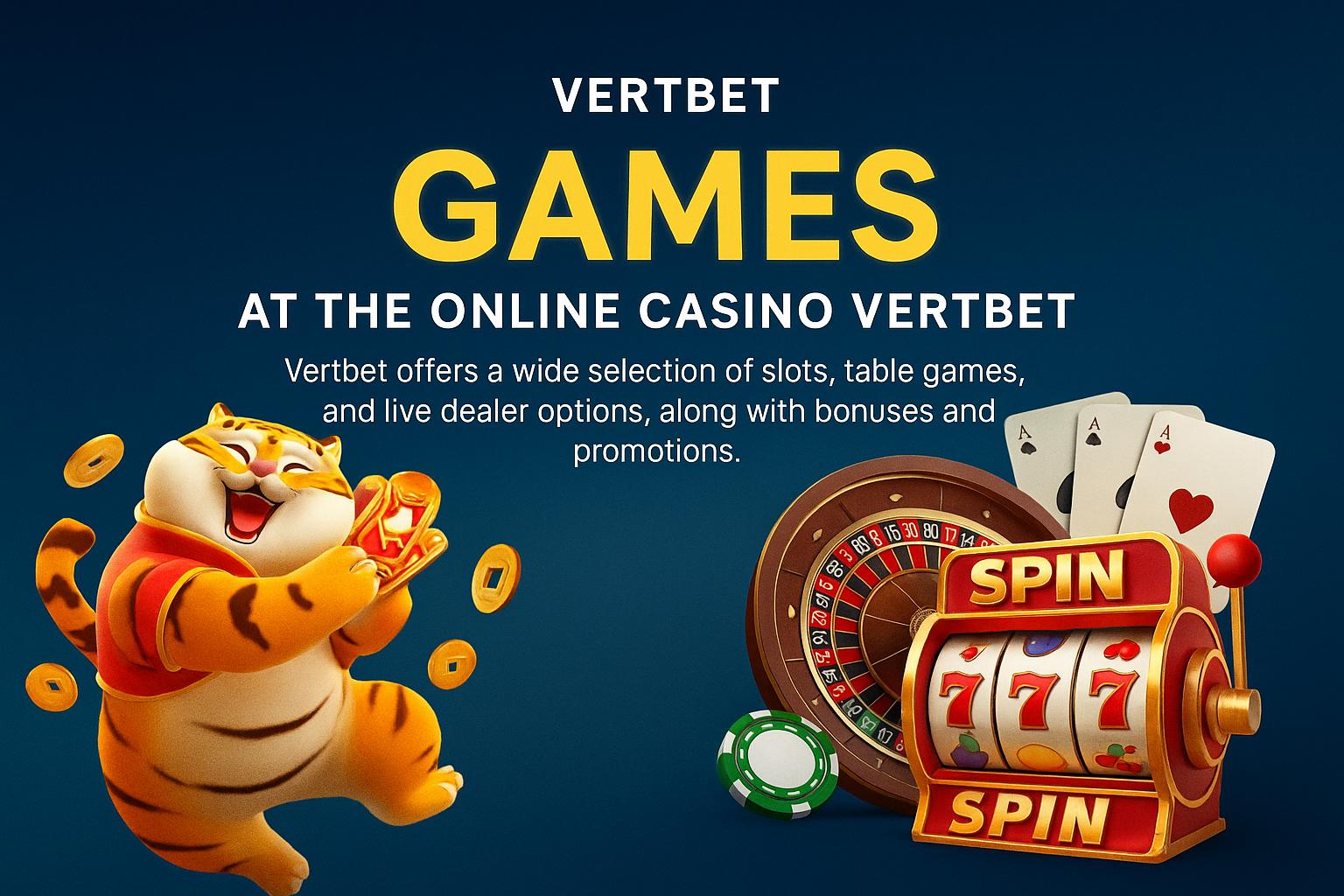 Jogos de cassino online inovadores e emocionantes na VERTBET  