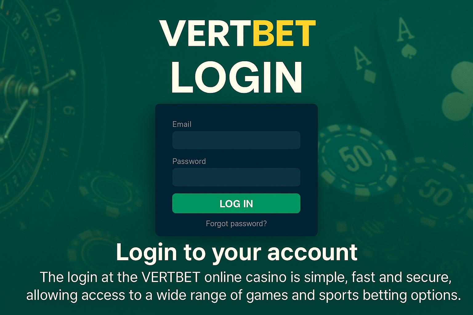 Criar uma nova Conta no plataforma VERTBET  